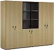 Офисный шкаф для документов с гардеробом